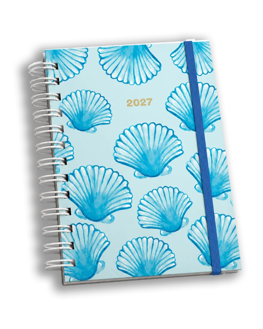 Planner Classic Mon Amour Conchas Azul